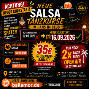 Tanzkurs: Salsa im Bailamor Dresden